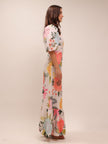 Boho Floral Print Maxi Dress