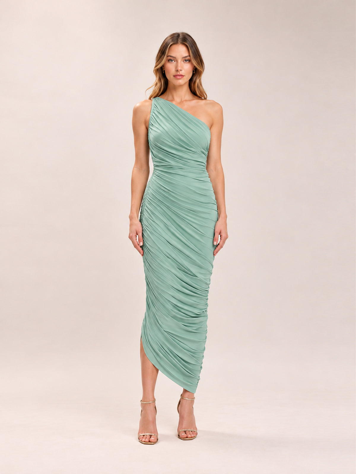 Diana Gown in Vintage Mint