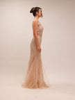 Anabel Beaded Lace Gown