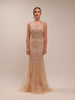 Anabel Beaded Lace Gown