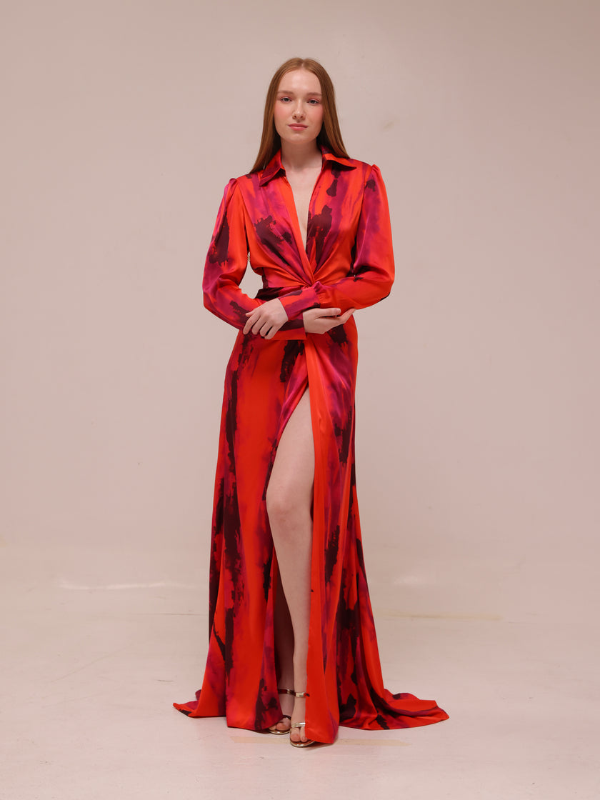 Gabriella Long Sleeve Maxi Dress