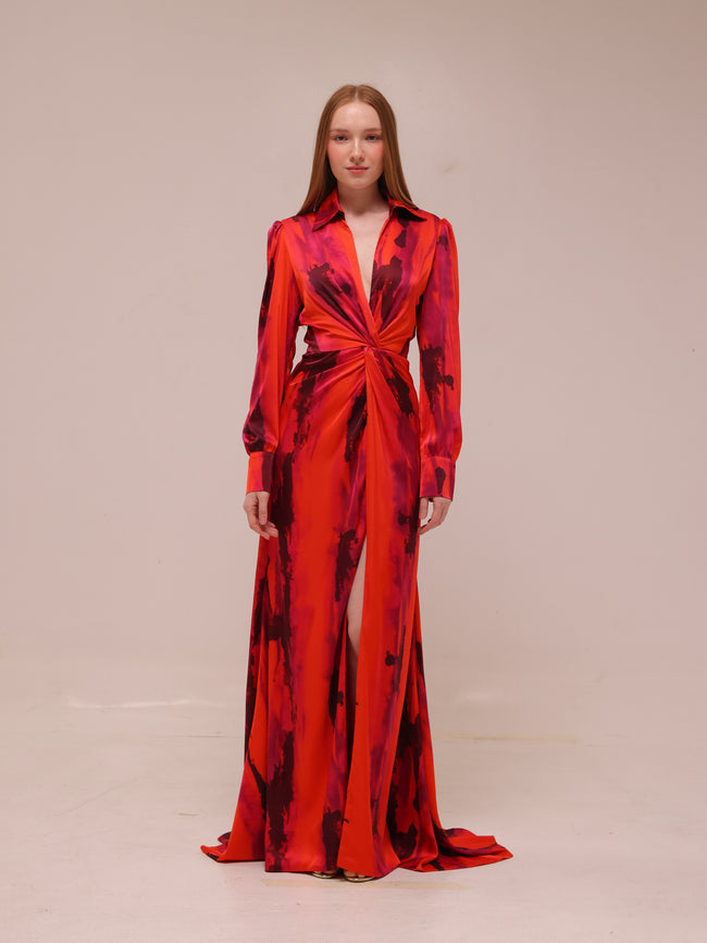 Gabriella Long Sleeve Maxi Dress