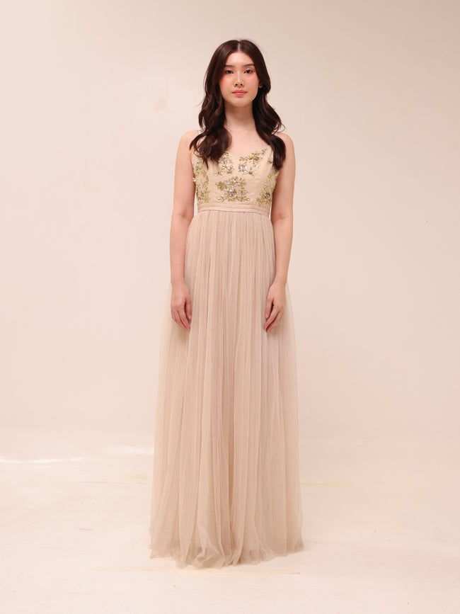 Champagne Stardust Gown