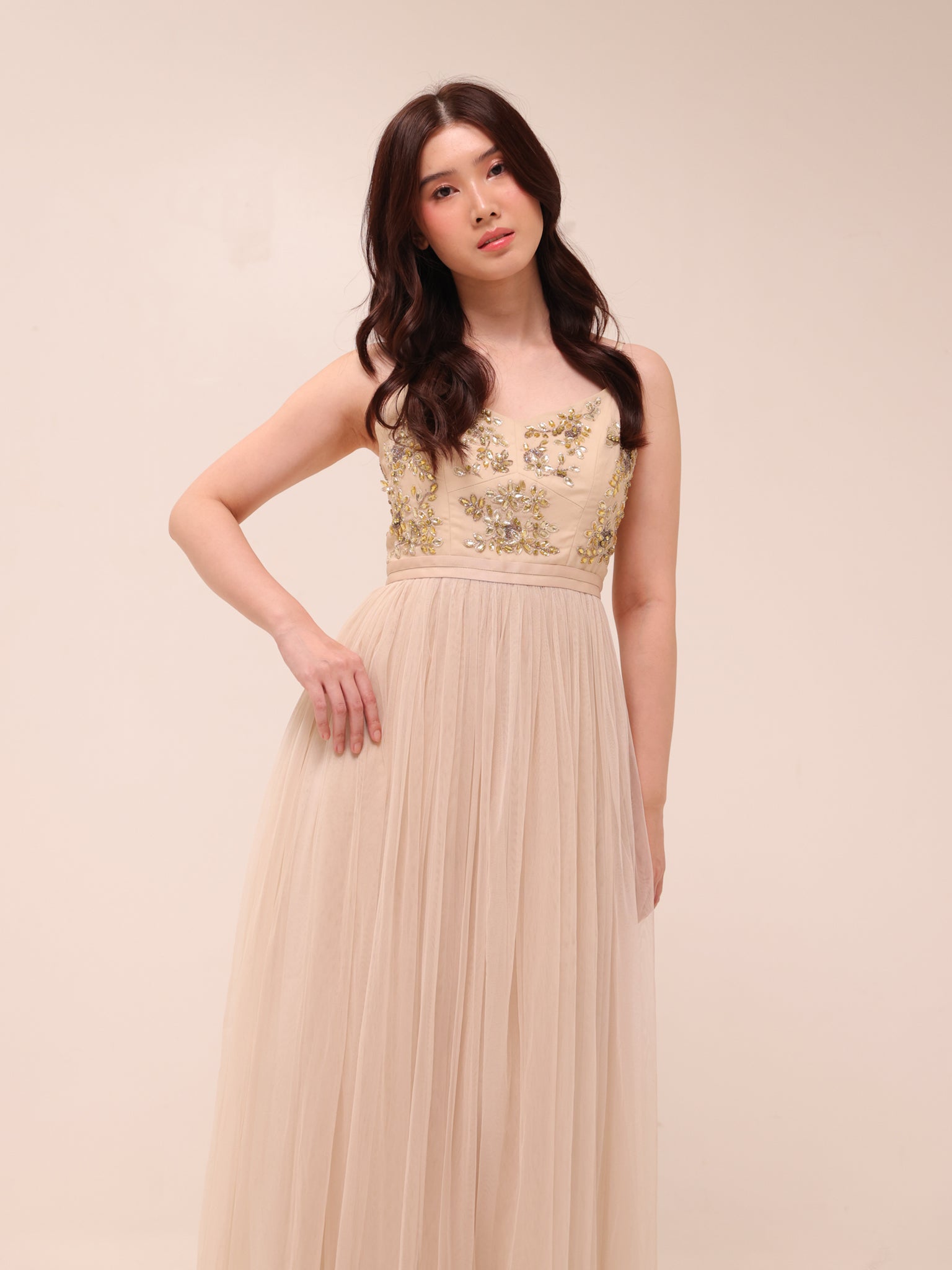Champagne Stardust Gown