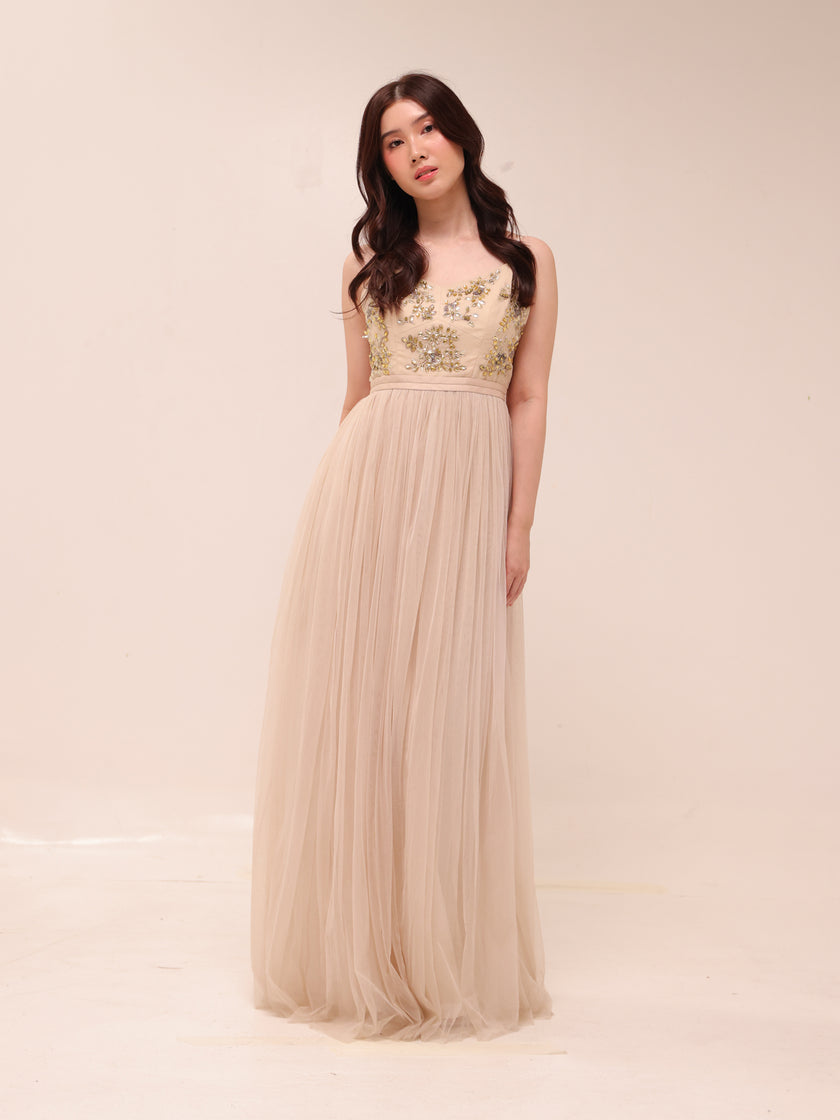 Champagne Stardust Gown