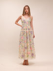 Iris Embroidered Cami Gown