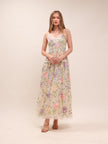 Iris Embroidered Cami Gown