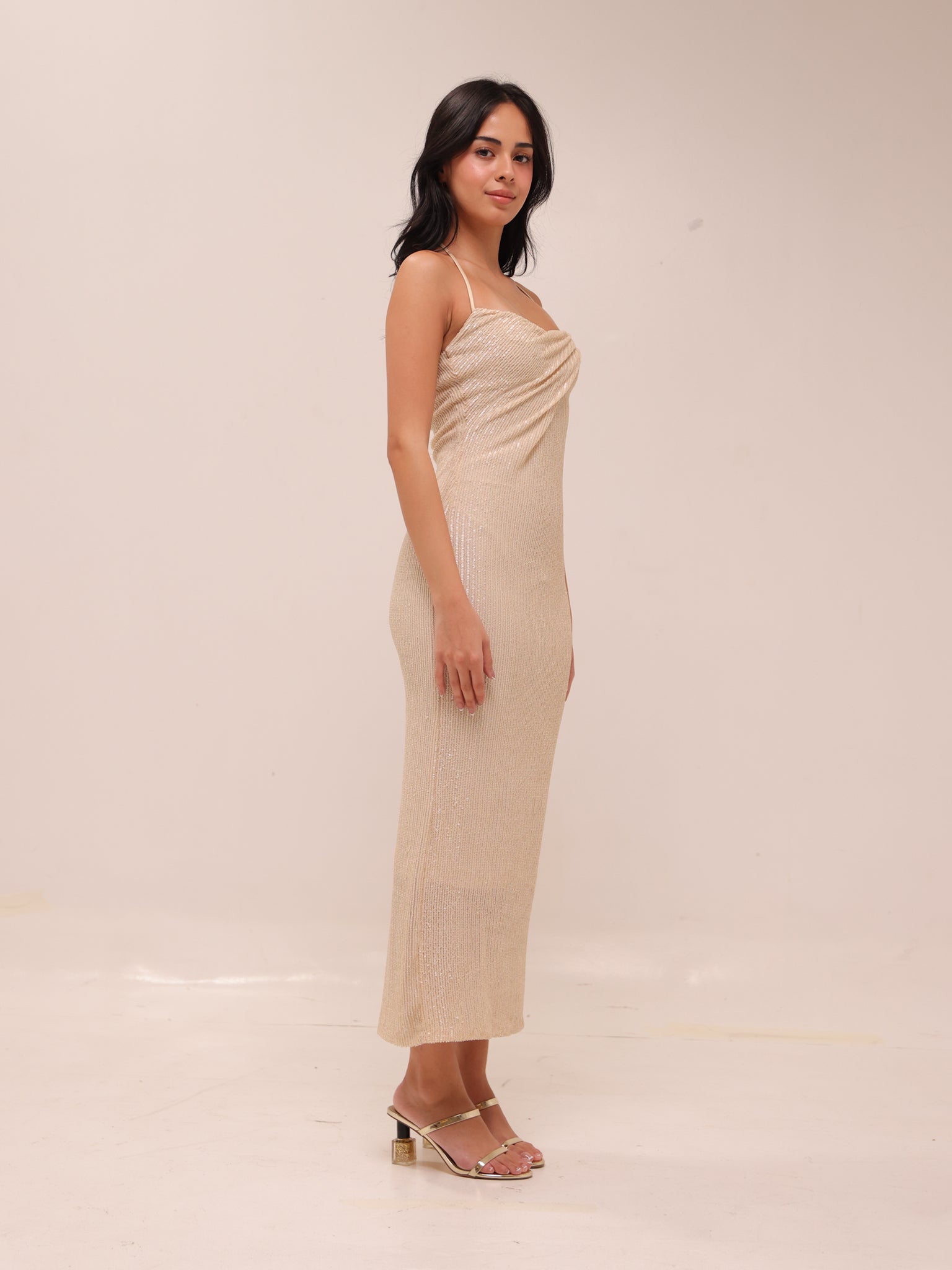 Venice Stretch Dress in Gatsby Glitter