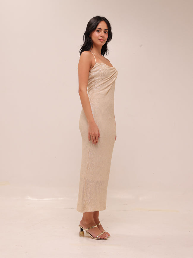 Venice Stretch Dress in Gatsby Glitter
