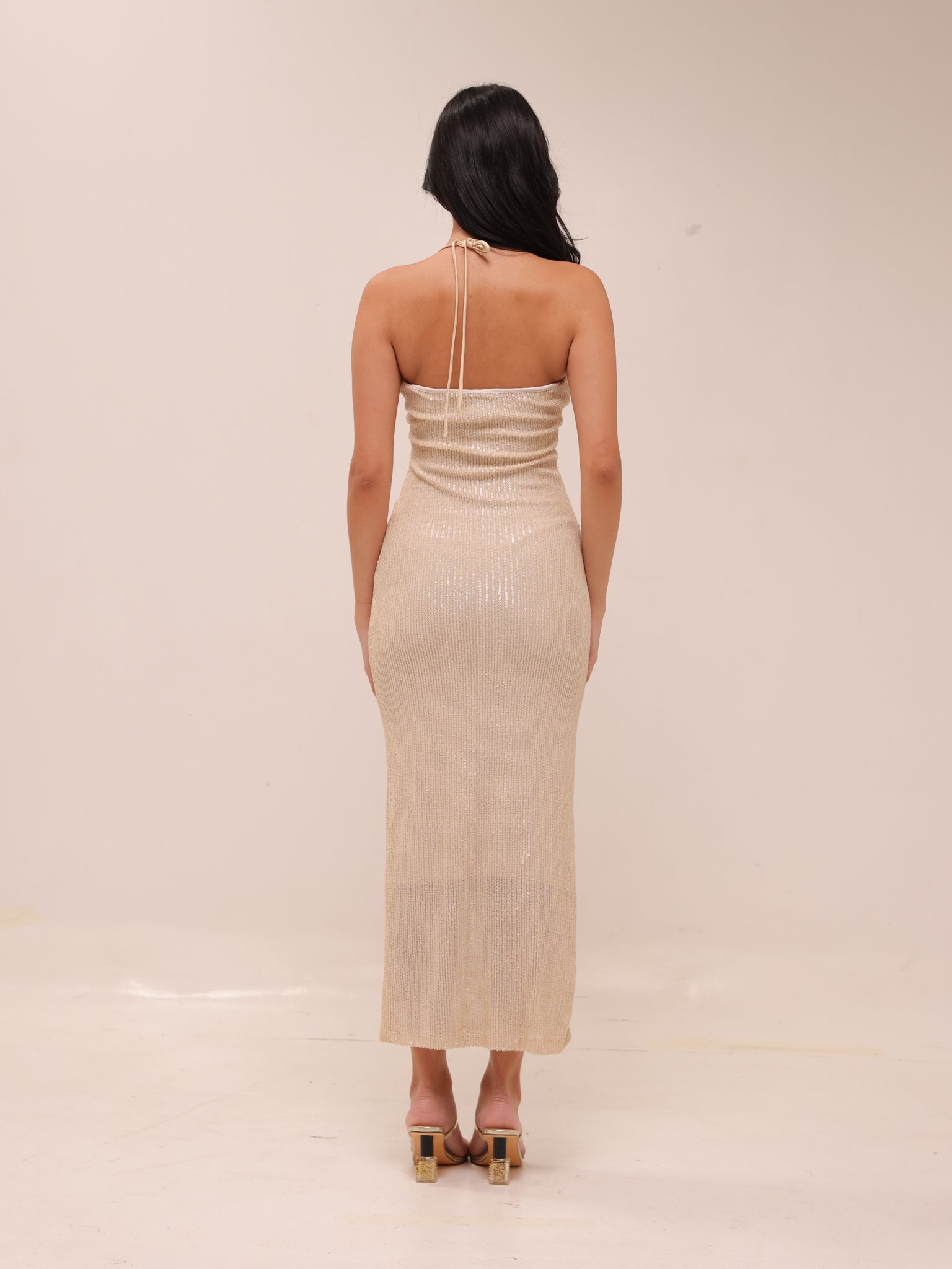 Venice Stretch Dress in Gatsby Glitter