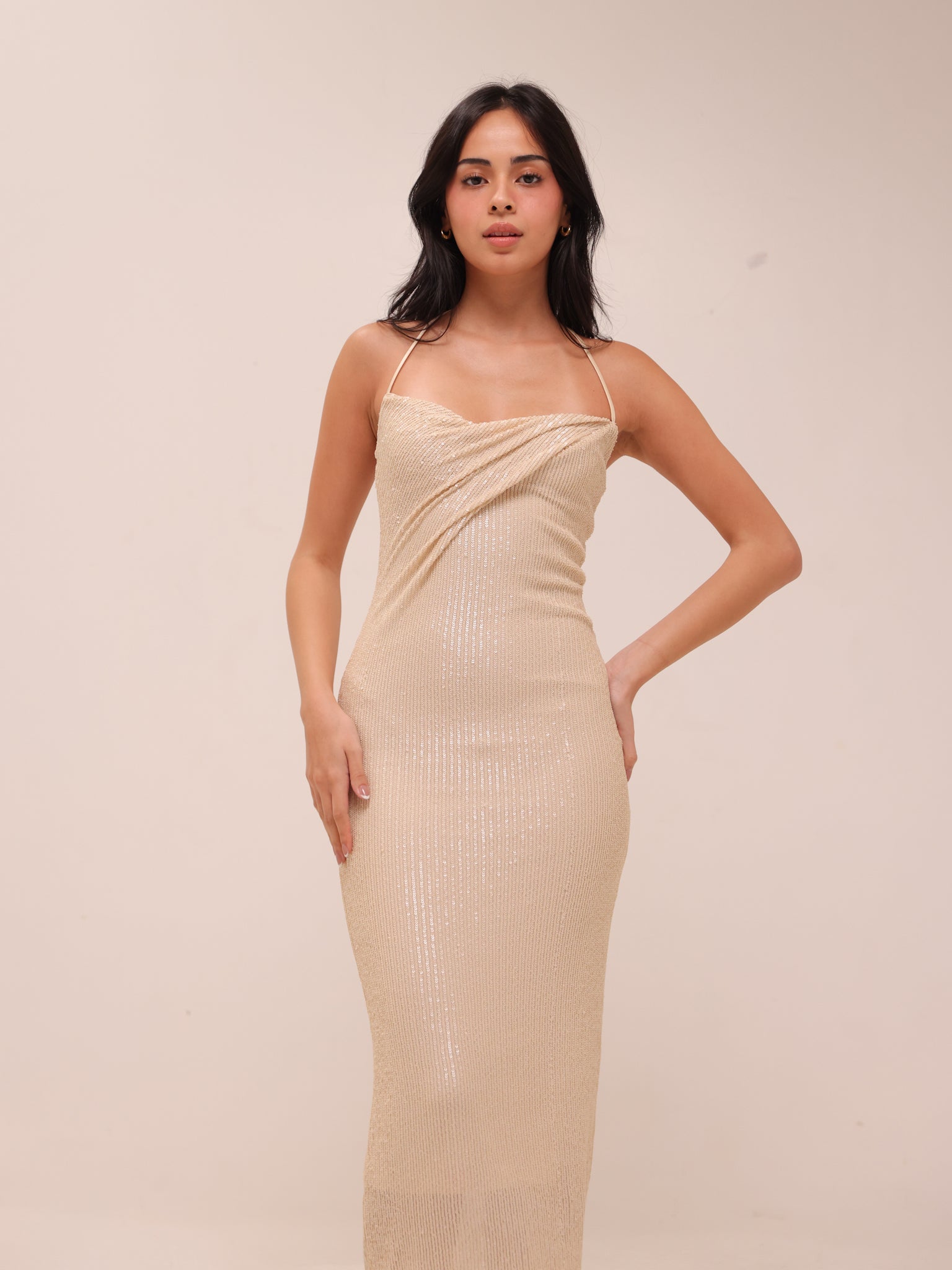 Venice Stretch Dress in Gatsby Glitter