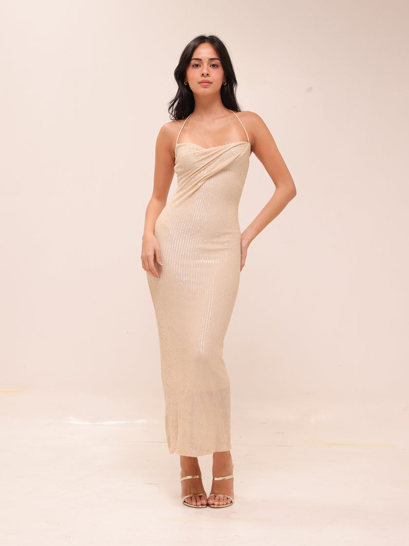 Venice Stretch Dress in Gatsby Glitter