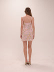 Adia Embellished A-line Mini Dress