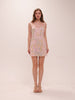 Adia Embellished A-line Mini Dress