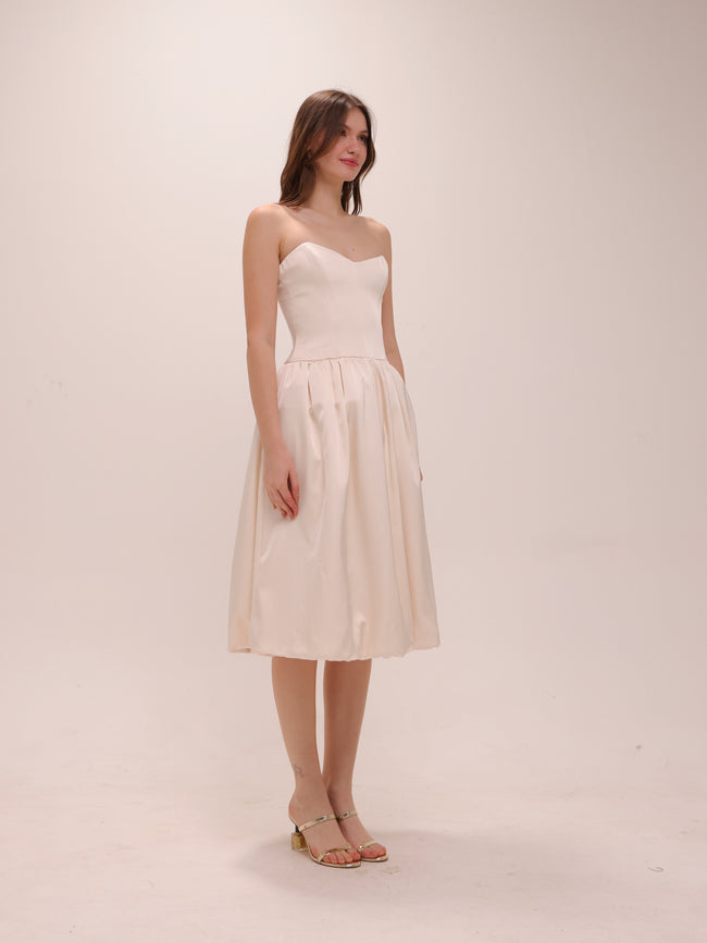Emeline Satin Dress