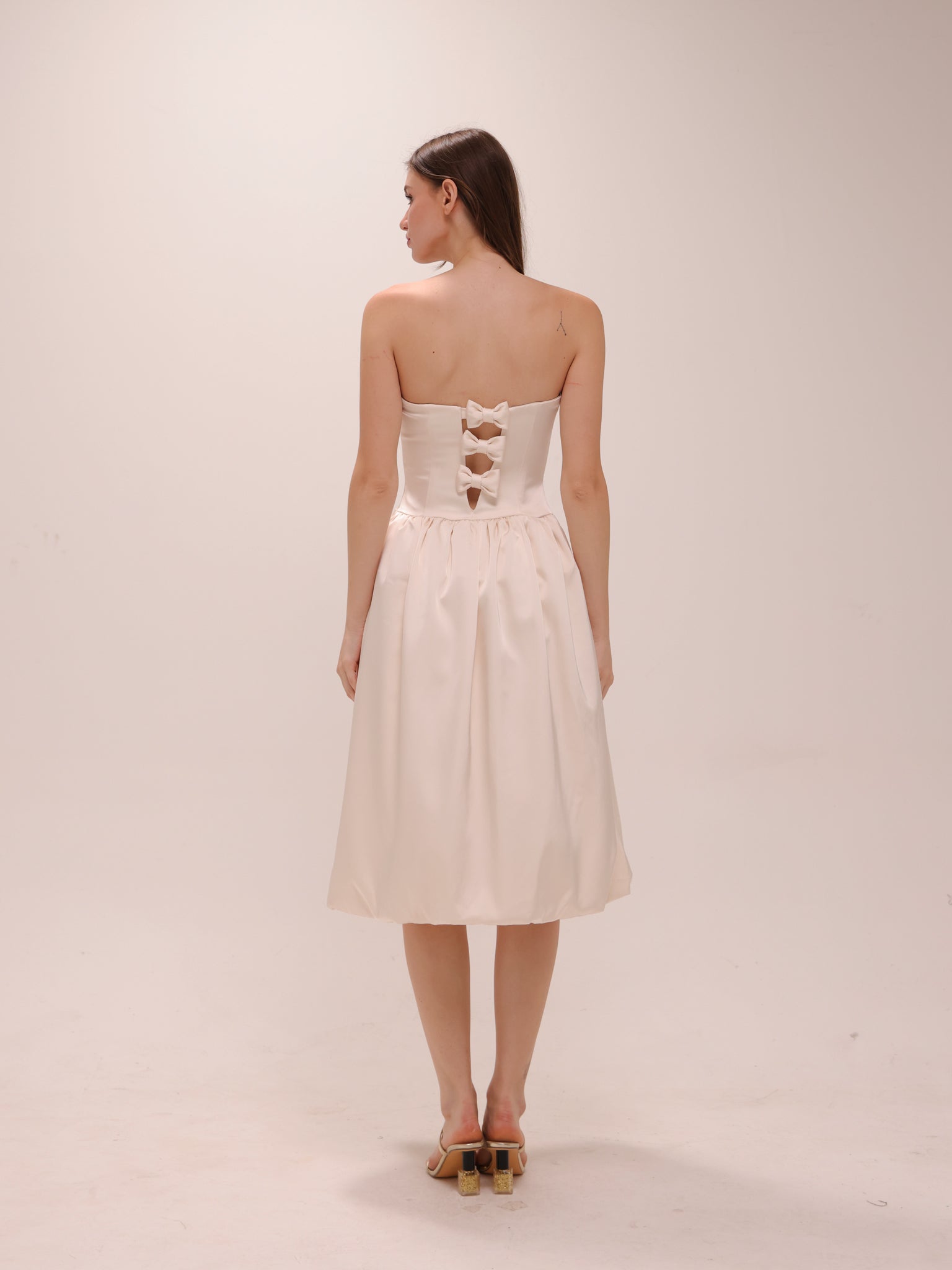 Emeline Satin Dress
