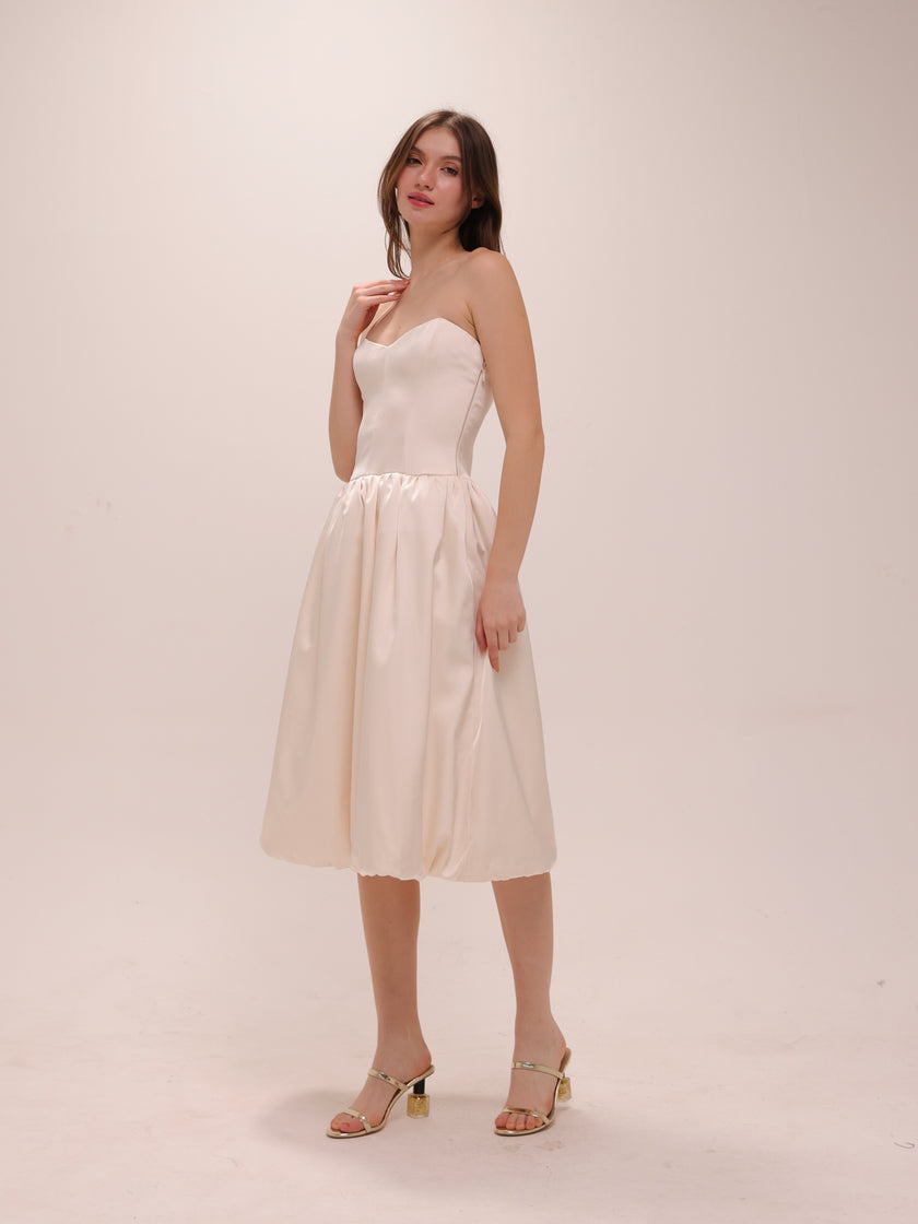 Emeline Satin Dress