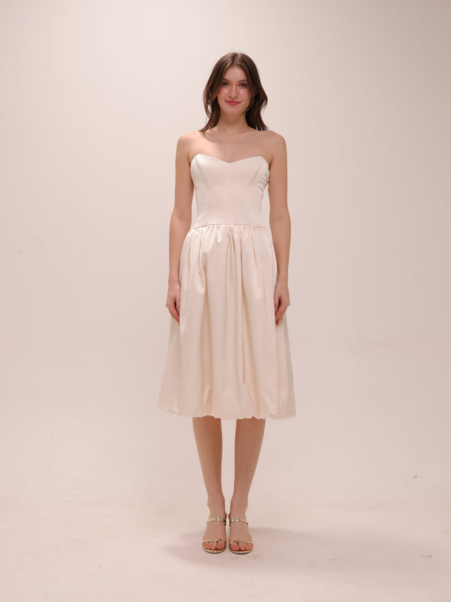 Emeline Satin Dress
