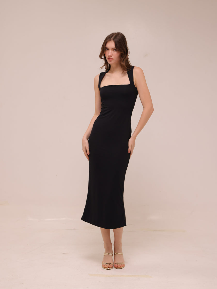 Ainslee Square Neck Midi Dress