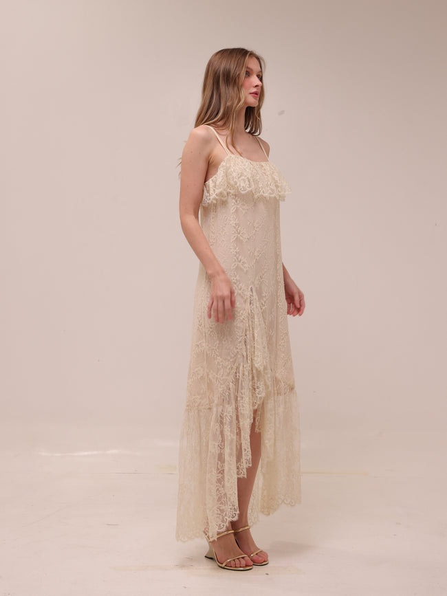 Lace Midaxi Slip Dress
