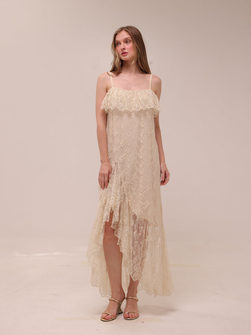 Lace Midaxi Slip Dress
