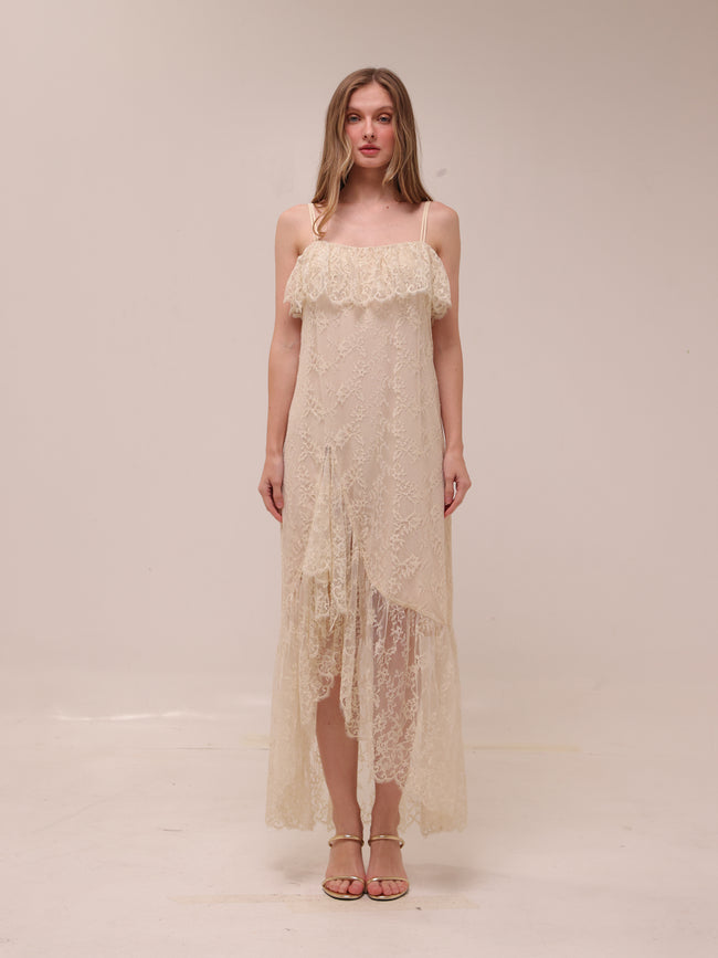 Lace Midaxi Slip Dress