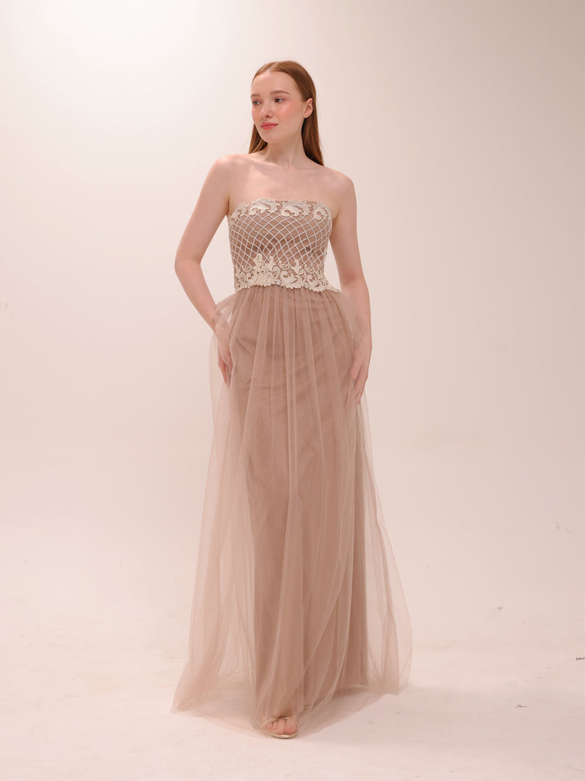 Vestido de Festa Rosê Longo