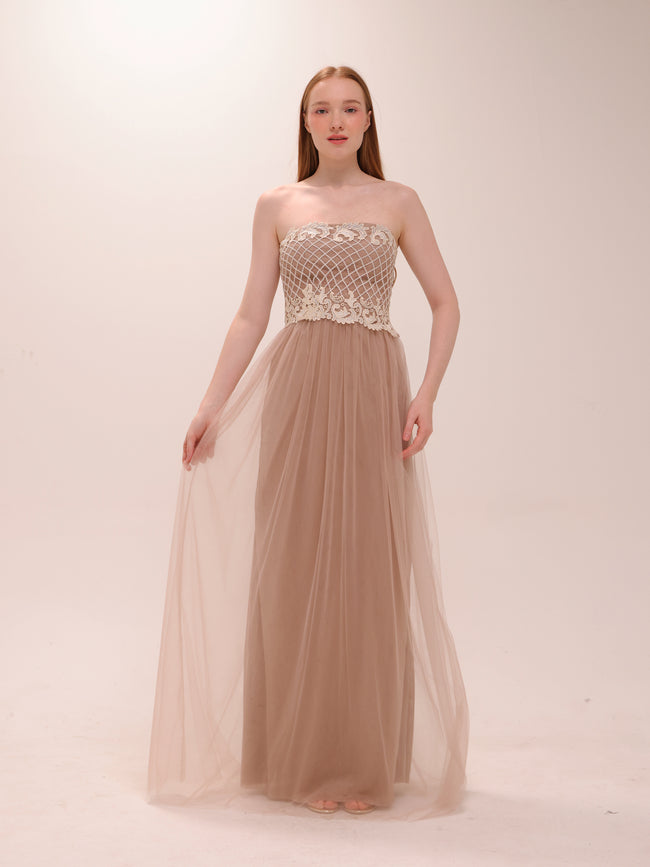Vestido de Festa Rosê Longo