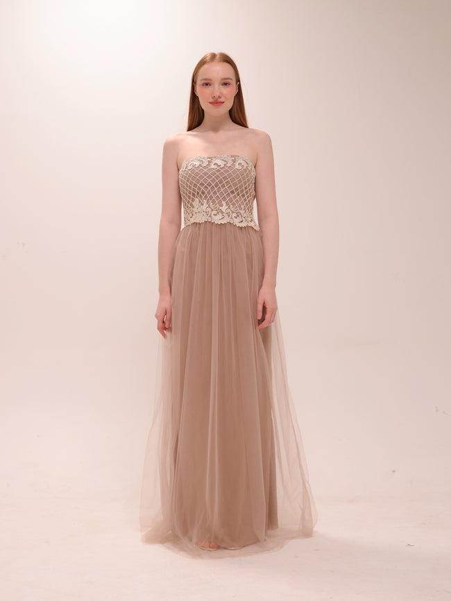 Vestido de Festa Rosê Longo