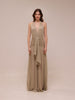 Lurex Draped Maxi Dress