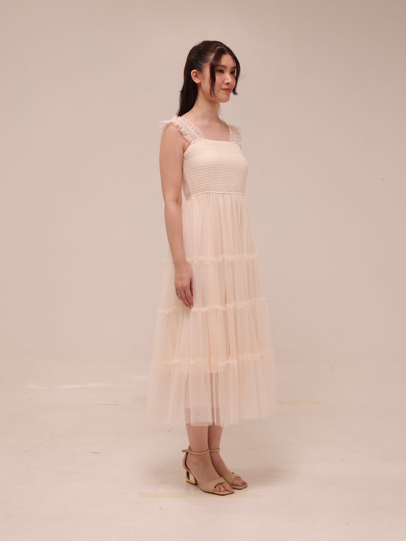 Camille Tulle Midi Dress