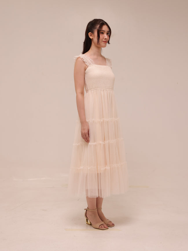 Camille Tulle Midi Dress