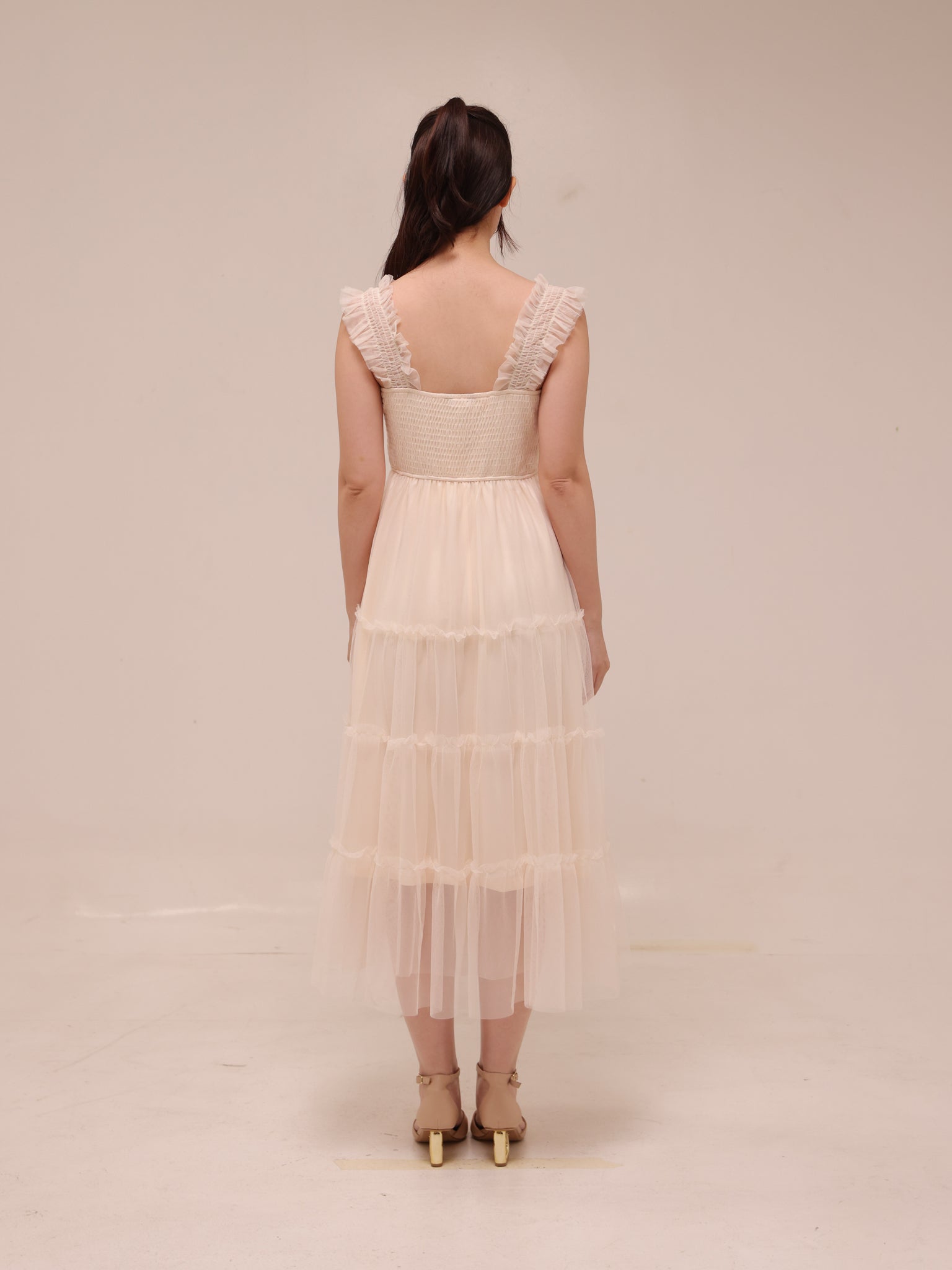 Camille Tulle Midi Dress