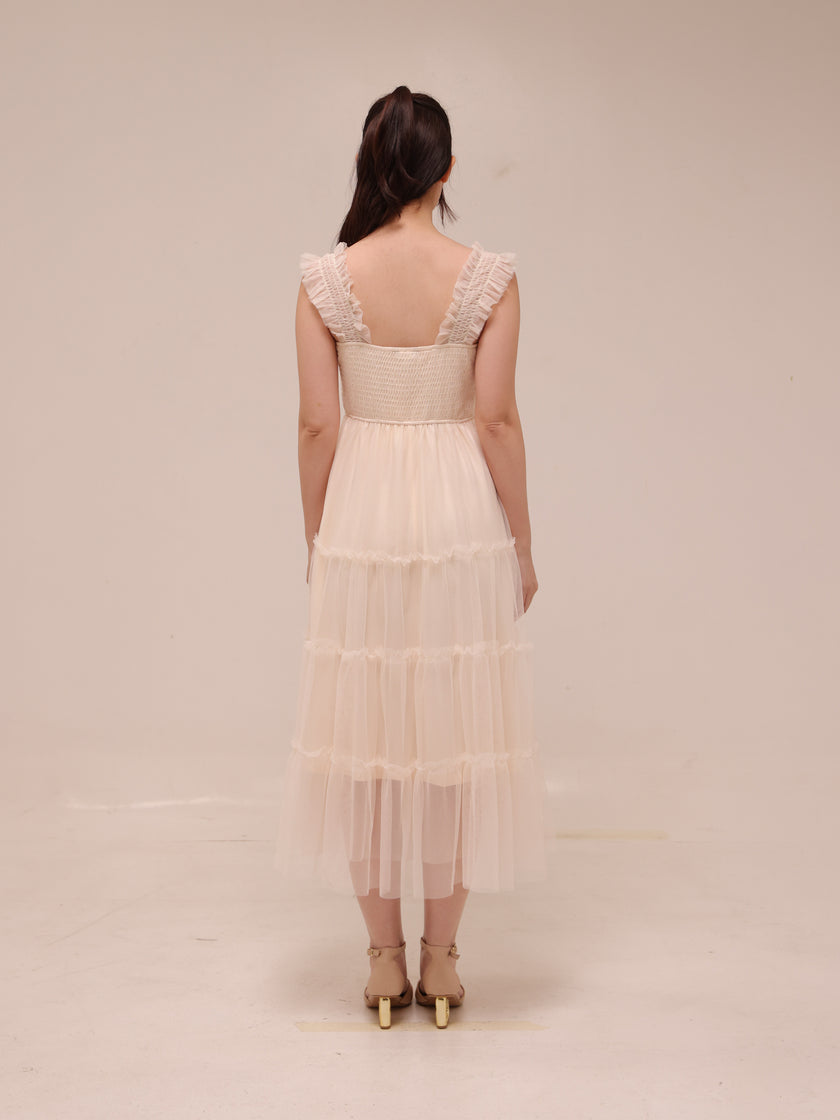 Camille Tulle Midi Dress