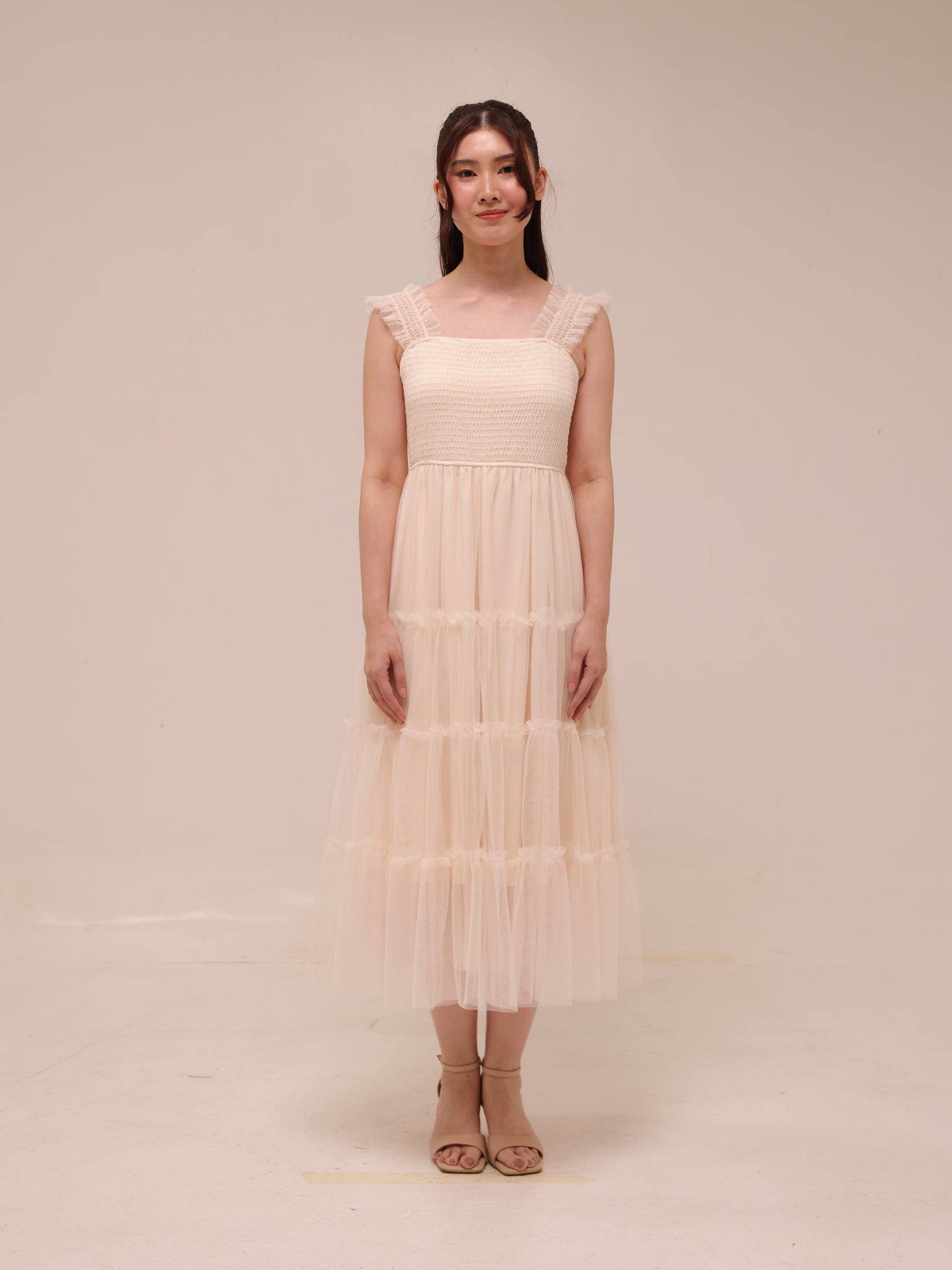 Camille Tulle Midi Dress