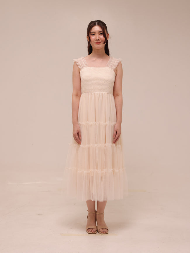 Camille Tulle Midi Dress