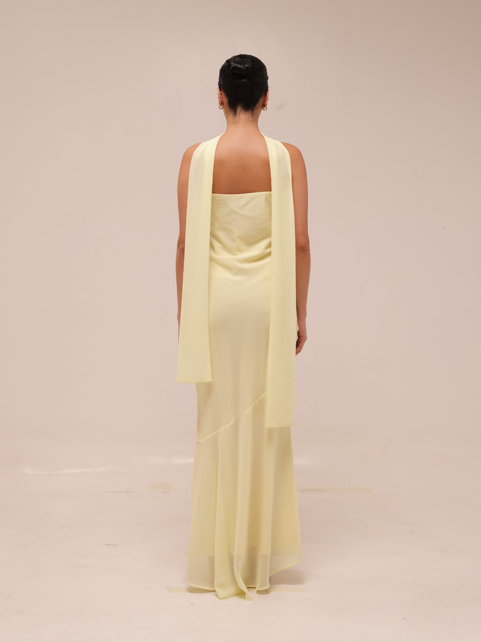 Under The Pagoda Maxi Dress in Yellow