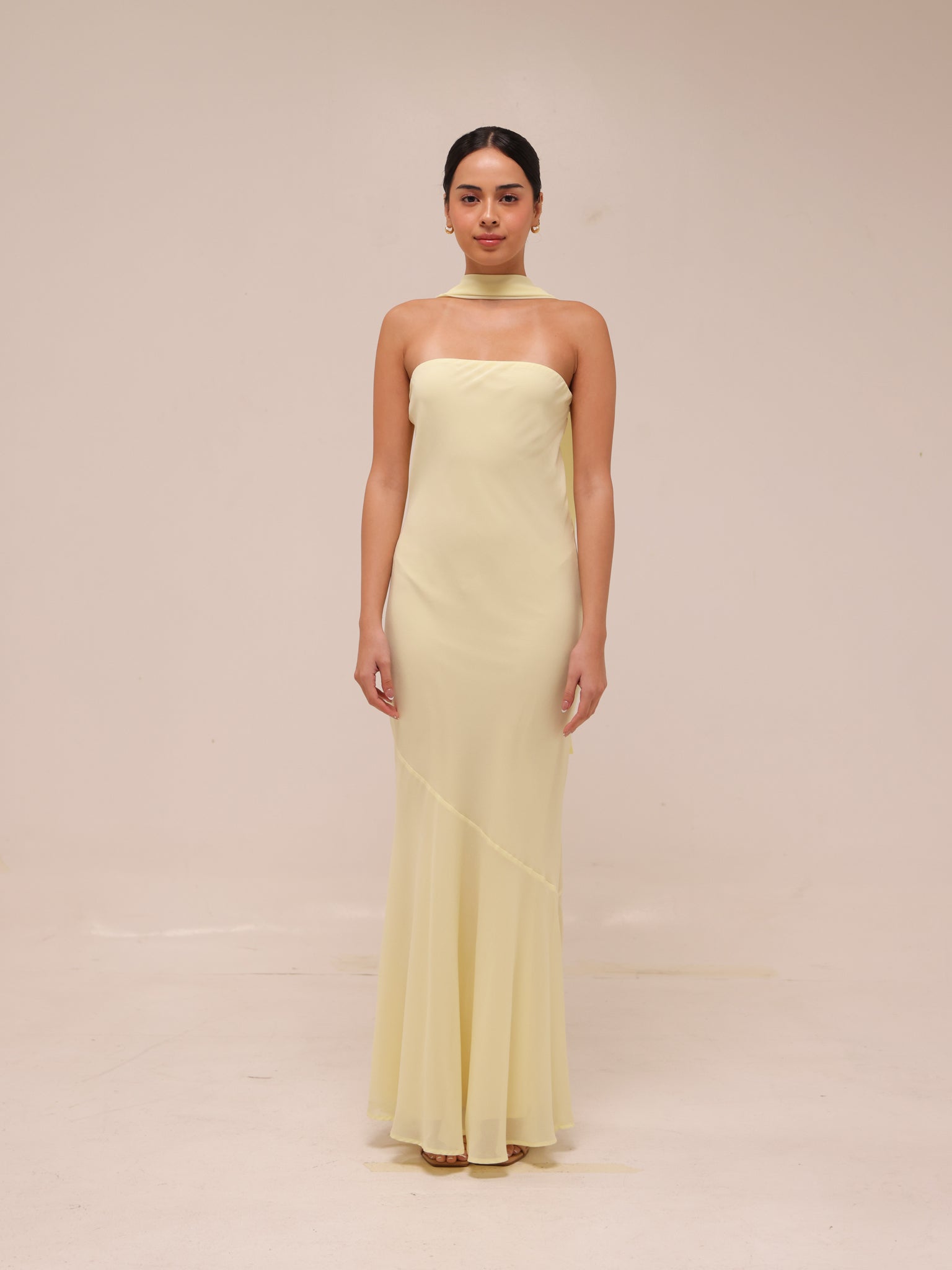 Under The Pagoda Maxi Dress in Yellow