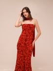 Under The Pagoda Maxi Dress Red