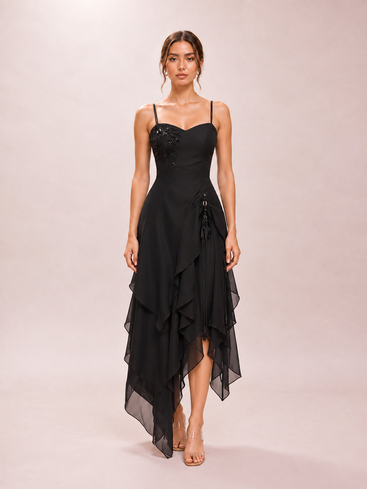 Soleia Black Dress