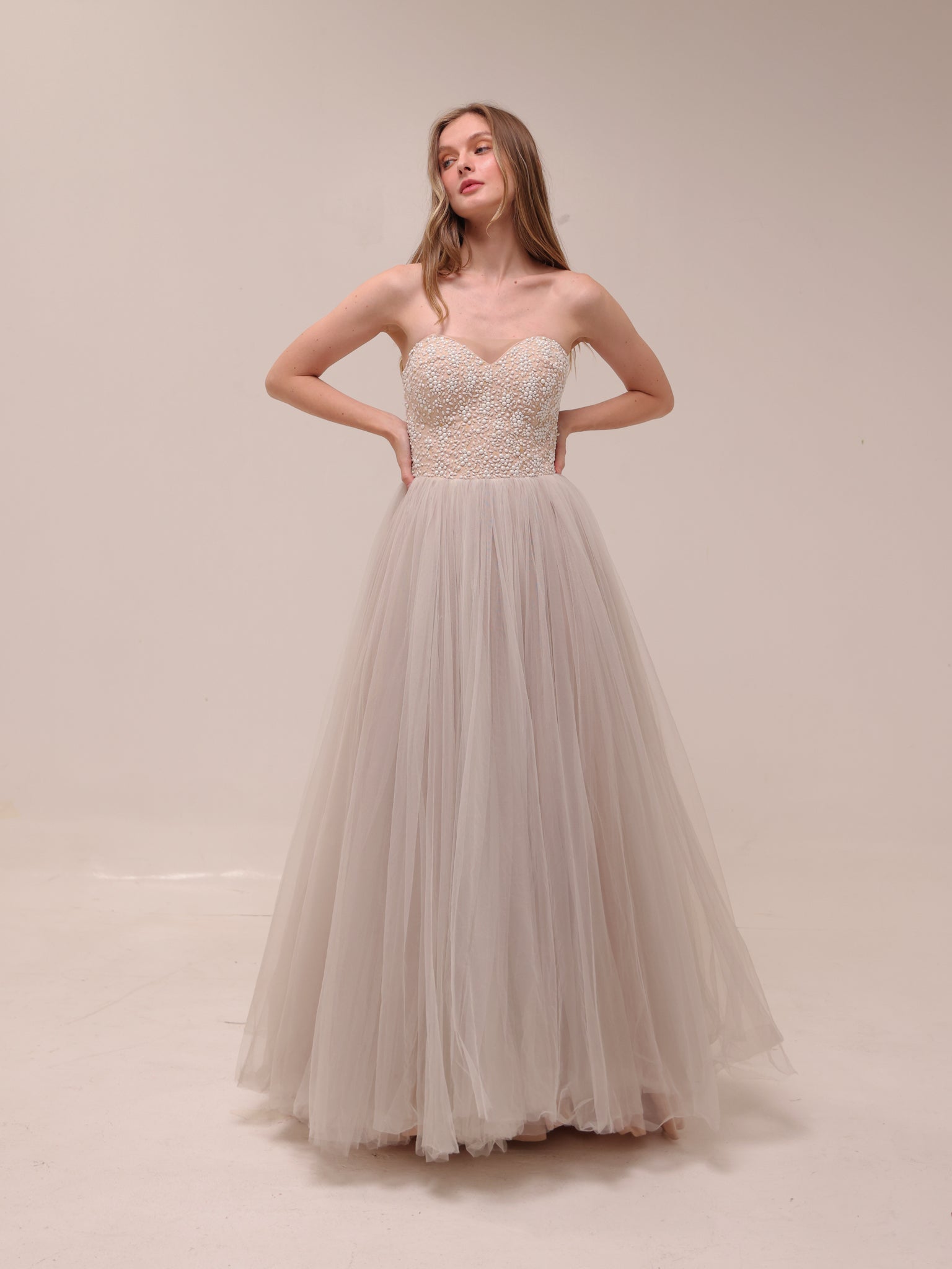 Adelia Pearl Gown