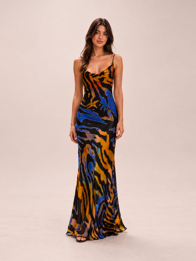 Fabienne Silk Maxi Dress