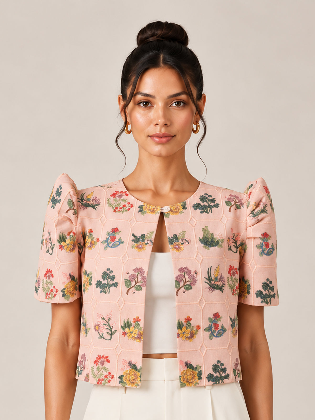 Pink Maria Clara Top