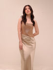 Alexandra Satin Gown