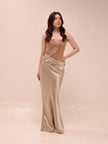 Alexandra Satin Gown
