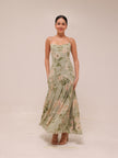 Catana Floral Georgette Maxi Dress