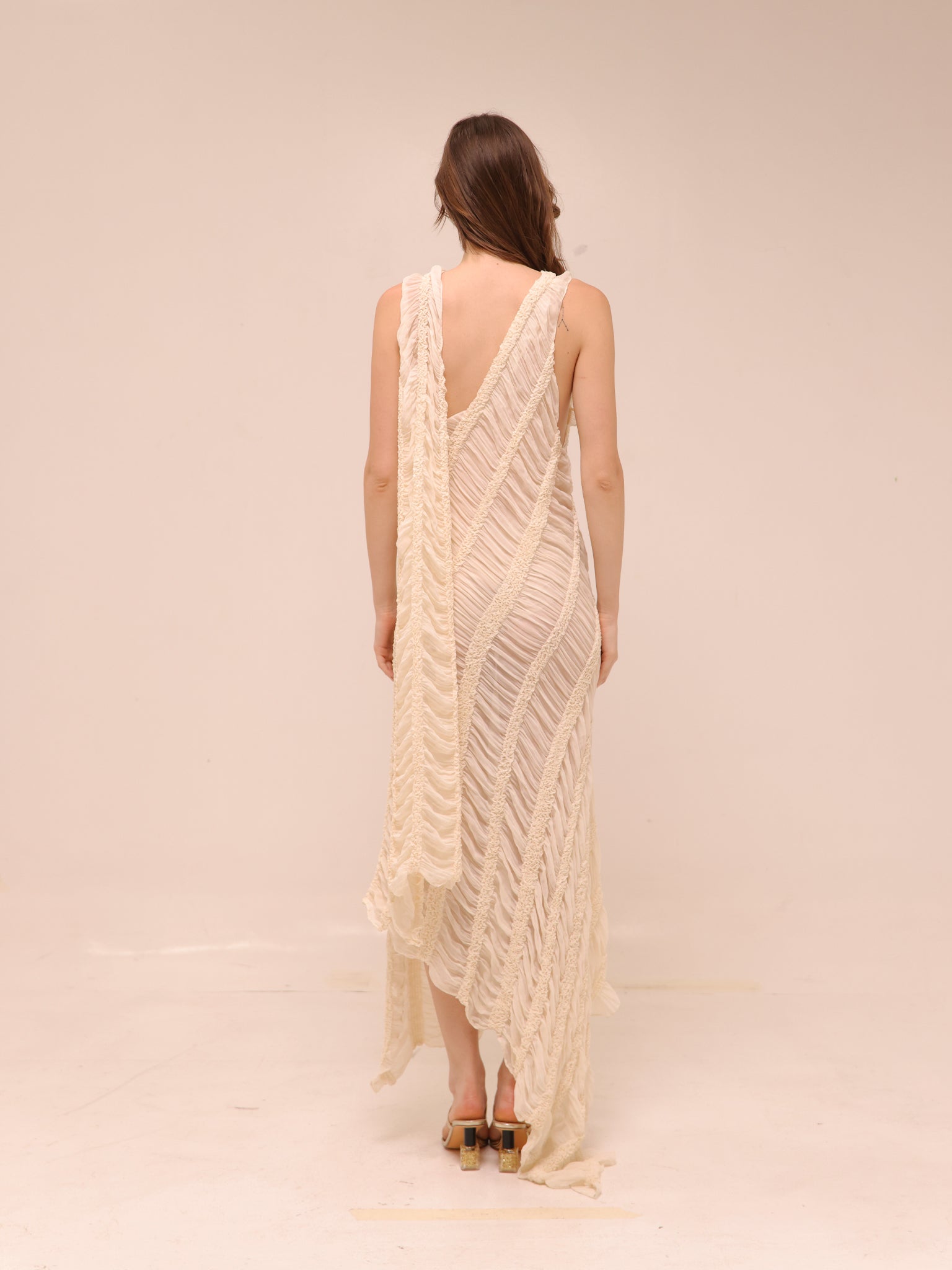 Moss Dress in Ivory