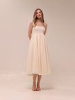 Camille Smocked Midi Dress