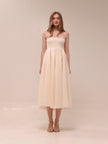 Camille Smocked Midi Dress