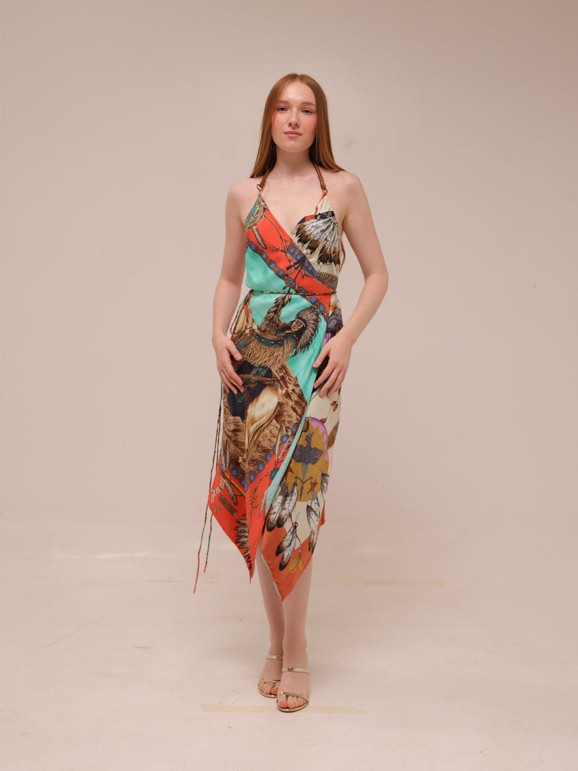 Blue Label Indian Tribal Dress